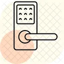 Cerradura De Puerta Inteligente Sin Llave Icono