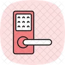 Cerradura De Puerta Inteligente Sin Llave Icono