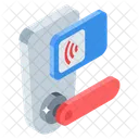 Cerradura Inteligente Llave De Tarjeta Cerradura Inalambrica Icono