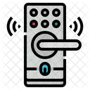 Puerta Inteligente Internet De Las Cosas Icono
