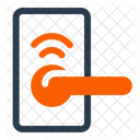 Cerradura Inteligente Seguridad Control De Acceso Icono