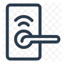 Cerradura Inteligente Seguridad Control De Acceso Icono