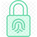 Cerradura Inteligente Con Huella Dactilar Icono