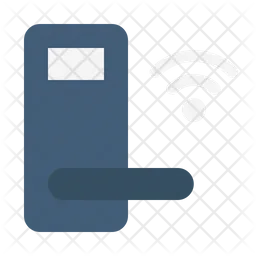 Cerradura inteligente de seguridad  Icono