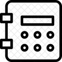 Bloqueo De Pasador De Caja Fuerte Pasador De Casillero Contrasena De Casillero Icono