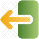 Firmar Flecha Fuera Icono