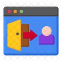 Cerrar Sesion Salir Usuario Icono