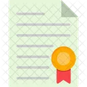 Certificación  Icono