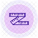 Icono De Linea De Certificacion De Aptitud Icono