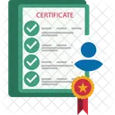 Certificado  Icono