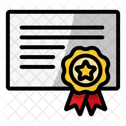 Certificado  Icono