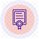 Certificado  Icono