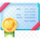 Certificado  Icono