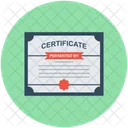 Certificado  Icono