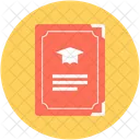 Certificado Diploma Licenciatura Icono