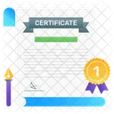 Certificado  Icono