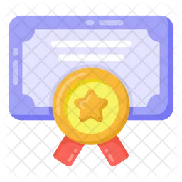 Certificado  Ícone