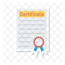 Certificado  Ícone