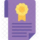 Certificado  Icono