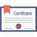 Certificado  Ícone