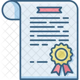 Certificado  Ícone