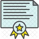 Certificado  Icono