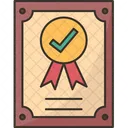 Certificado  Icono