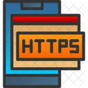 Certificado Conexao Https Ícone