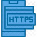 Certificado Conexao Https Ícone