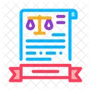 Certidao Legal Certidao Legal Atividade Ícone