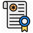 Certificado de prémio  Ícone