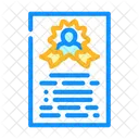 Certificado De Talento Experto En Negocios Talento Icon