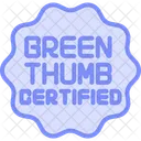 Certificado Polegar Verde Polegar Verde Icon