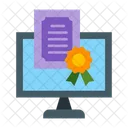 Certificado digital  Icono