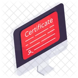 Certificado en línea  Icono