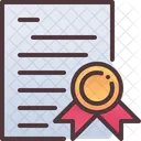 Certificado  Ícone