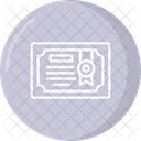 Certificado  Ícone