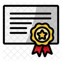 Certificado  Ícone