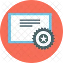Certificado  Icono