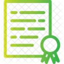 Certificado  Ícone