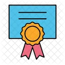 Certificado Diploma Grau Ícone