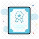 Certificado  Ícone