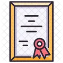 Certificado Grau Apreciacao Ícone