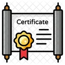 Certificado  Icono