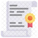 Certificado  Icono