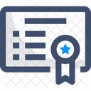 Certificado Ícone