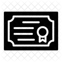 Certificado  Icono