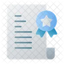 Certificado  Ícone