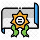 Certificado  Ícone