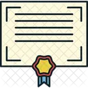 Certificado  Icono